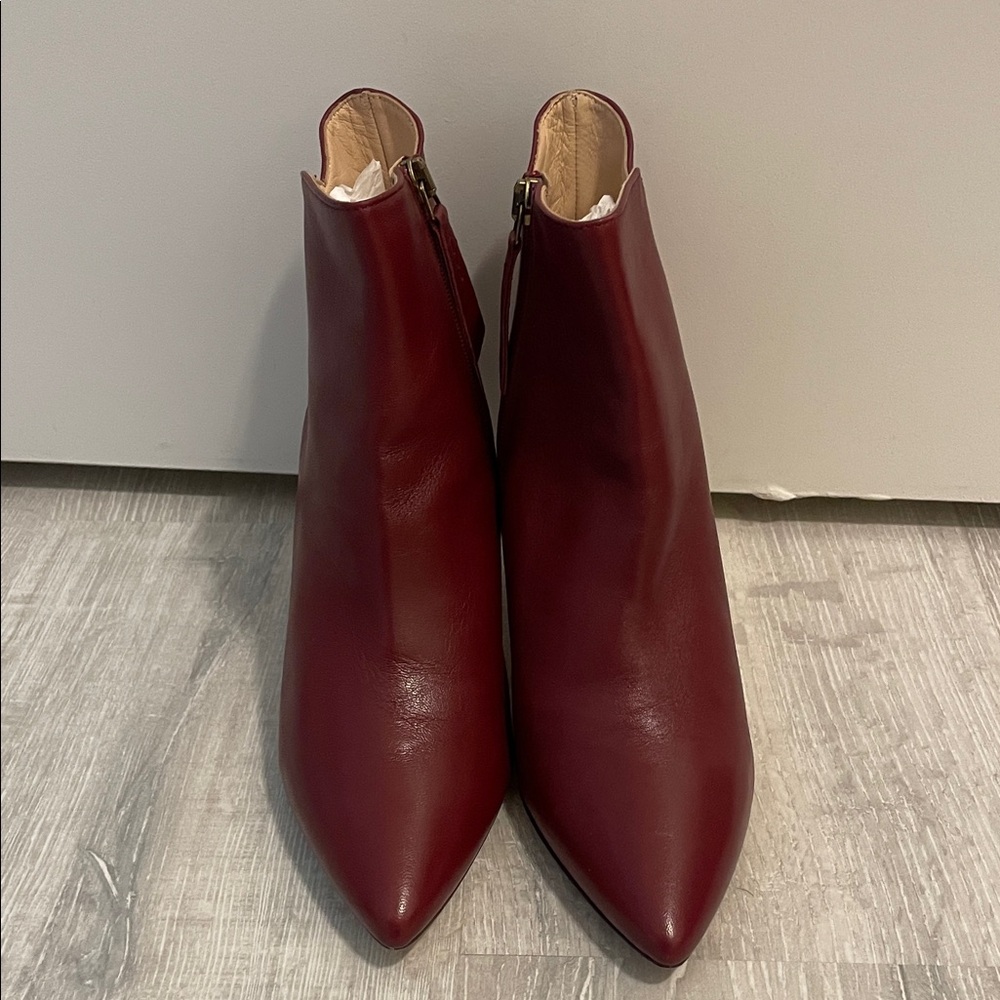 LK Bennett Burgundy Ankle Boots